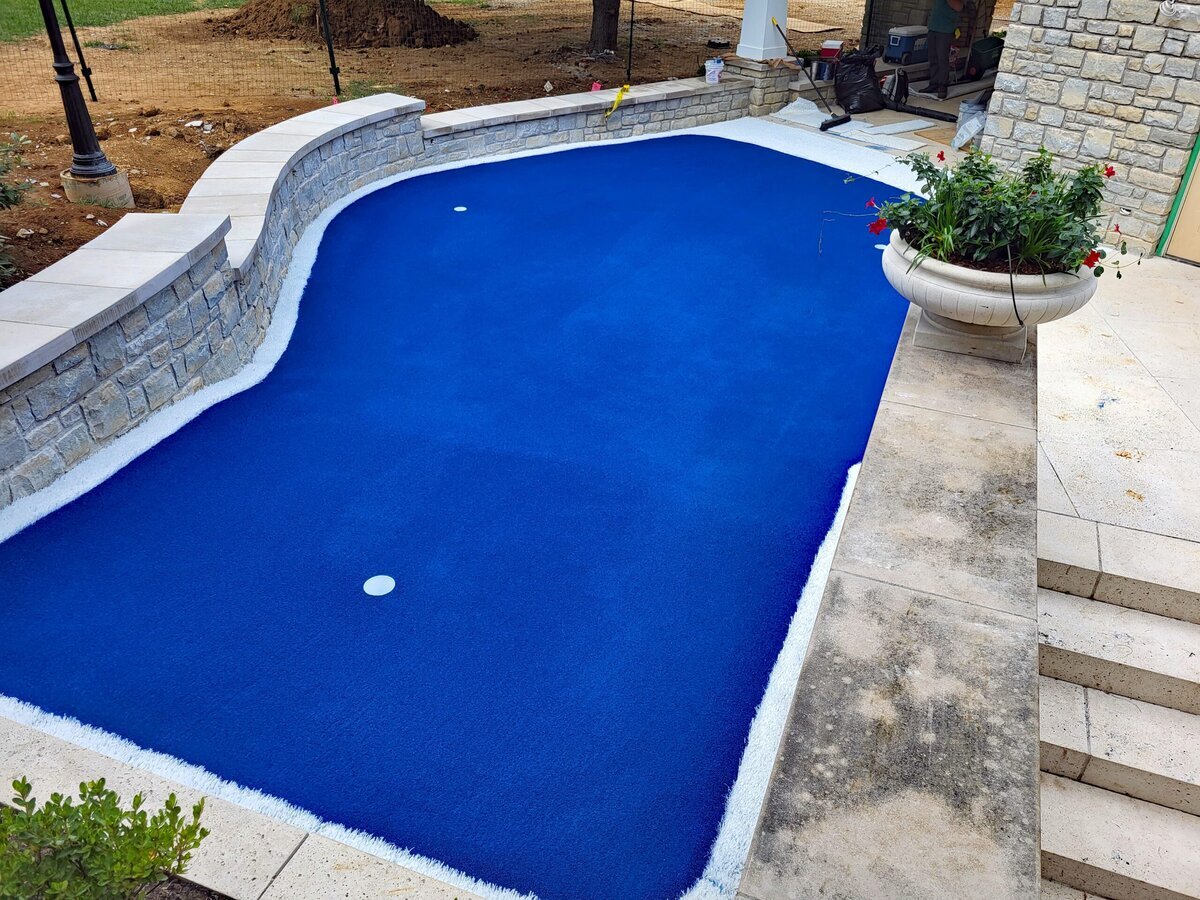 Blue Putting Green Lexington