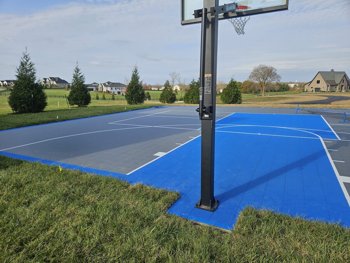 Court Tile Pickle Ball and Basketball Court
