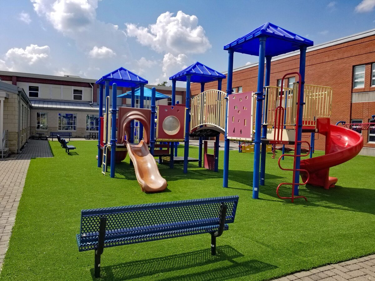Synthetic Turf Playground School Grass365 Lexington Louisville