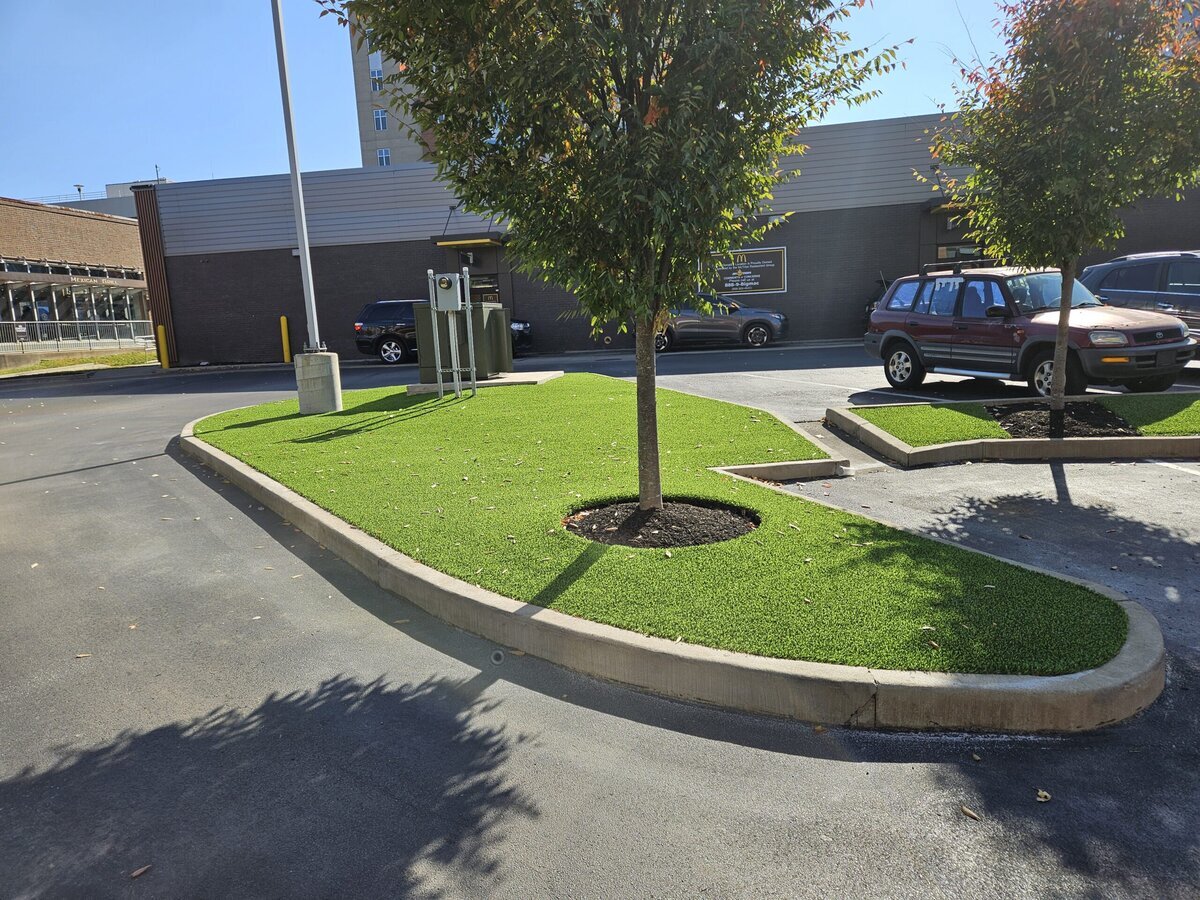 Synthetic Turf Restaurant Parking Lots Lexington