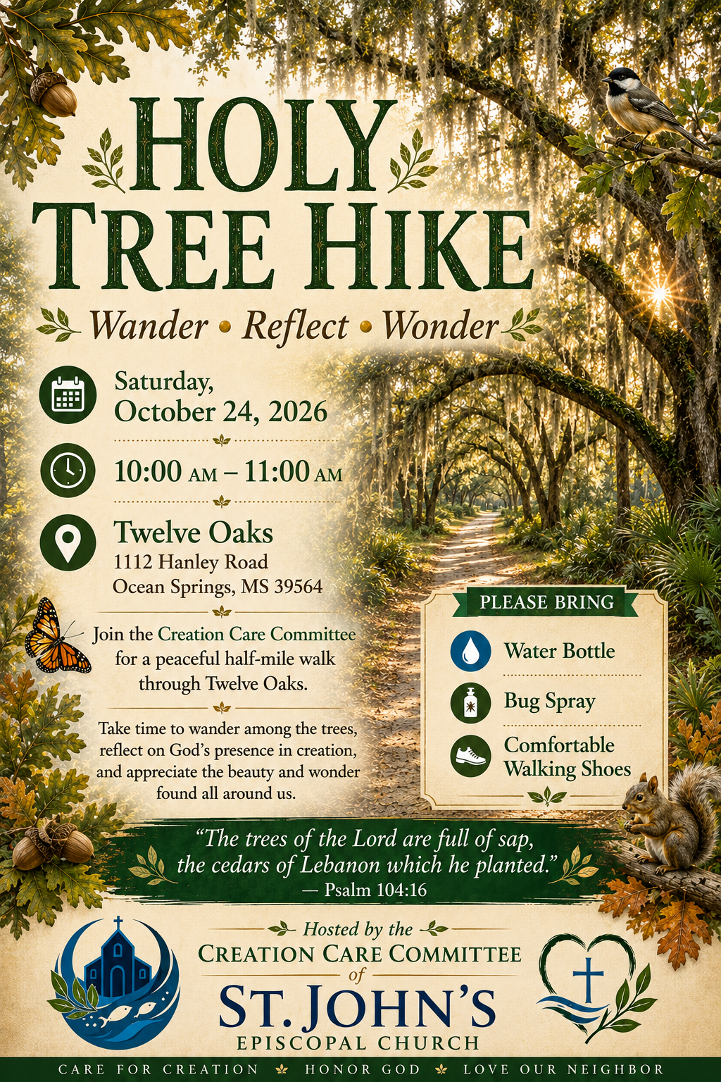 🌳 Holy Tree Hike – Wander, Reflect & Wonder! 🍂