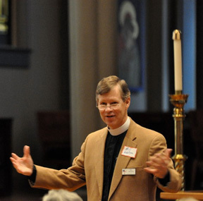 The Rev. Dr. Bill Watson thanks the search committee