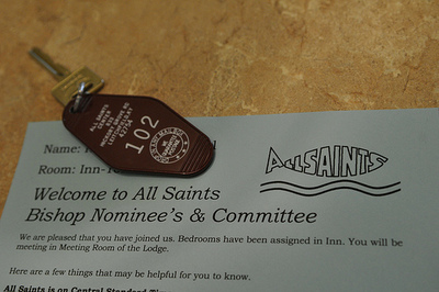 Photo of All saints welcome note to nominees