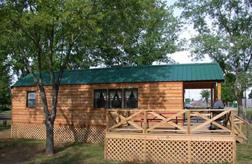 Picture of modular cedar cabin as legacy gift