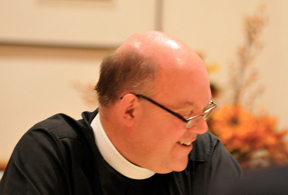 Terry White at first Trustees meeting