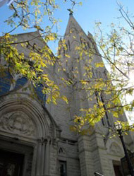 Exterior view of Calvary Church