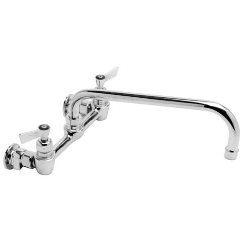 FISHER MFG 13269 WALL MOUNTED FAUCET 8" CTR WALL 12" NOZ