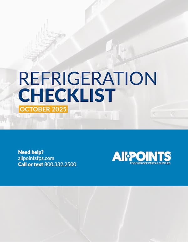 Refrigeration Checklist