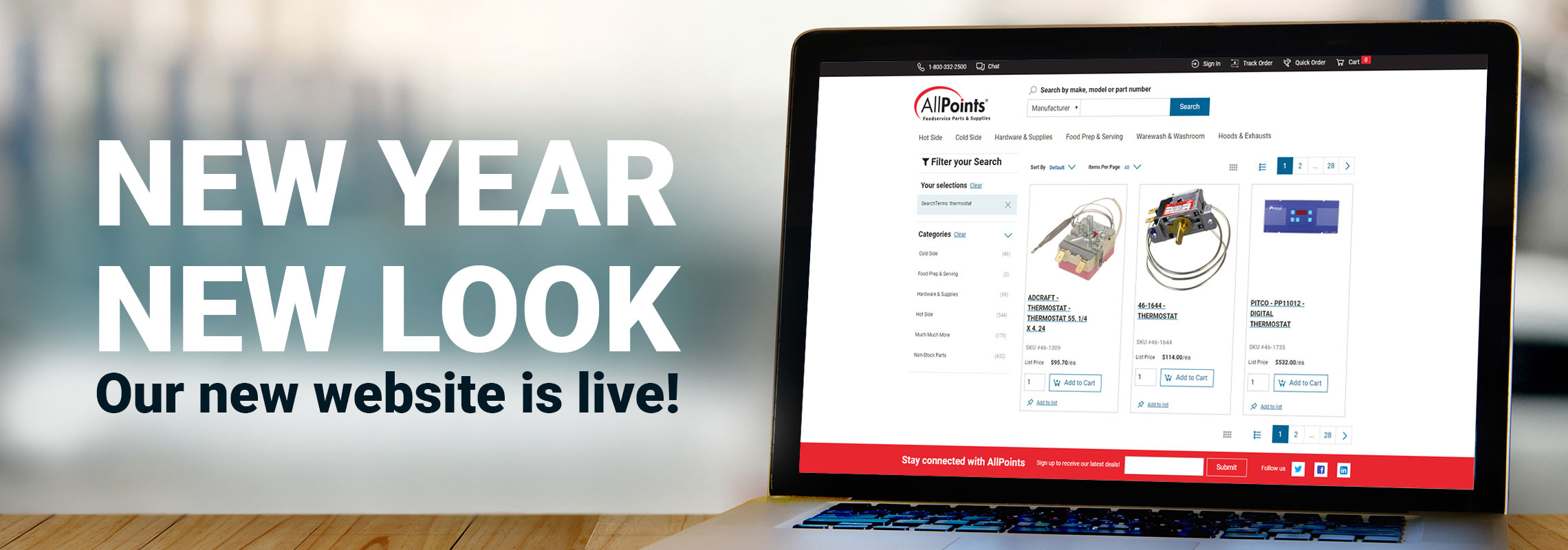 NEW YEAR, NEW LOOK - Our new website is live! NEW YEAR, NEW LOOK - Our new website is live!