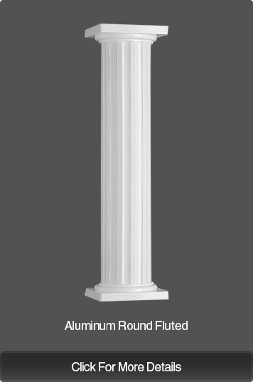 Aluminum Round Fluted Column