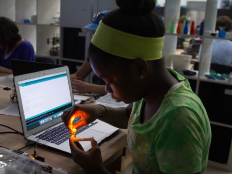 arduino glowing led and youth