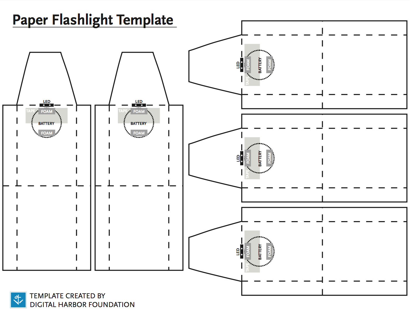Paper Light Switch Template