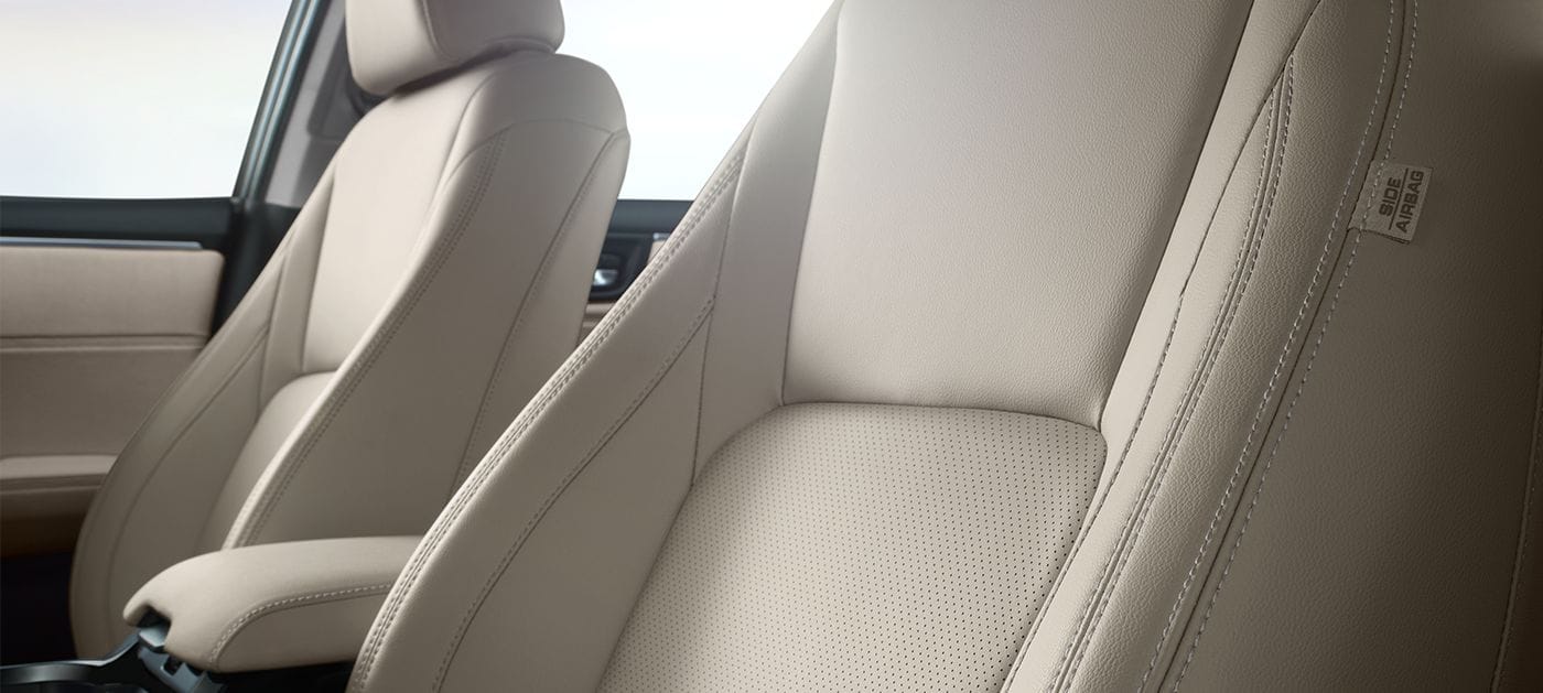 Leather-Trimmed Interior