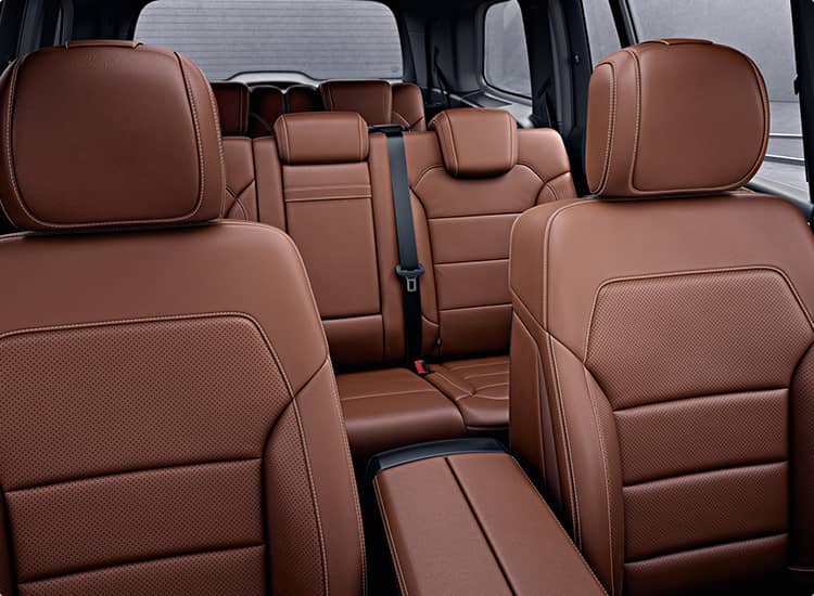 Luxury at the forefront. In all three rows.