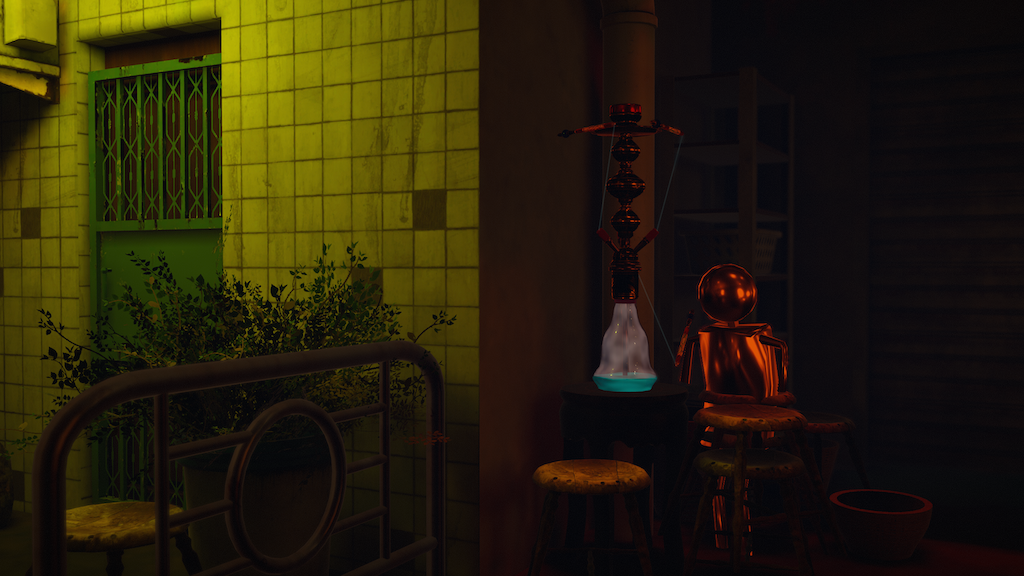 KOWLOON SHISHA NIGHT ワールドでシーシャを嗜む Prototype 氏。ちょっとしたホラー