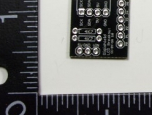 I2C LCD Shield PCB