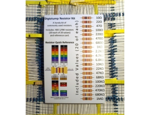 Resistor Assortment Kit - 1/4W (400 total)
