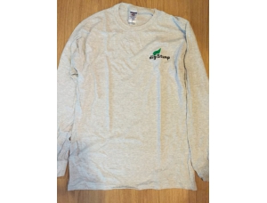 Digistump Embroidered Heather Grey Long Sleeve (Medium)