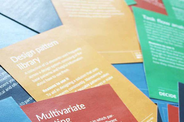 Various 18F Method Cards in a pile