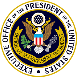 Seal of the Executive Office of the President, Office of Management and Budget, OMB.