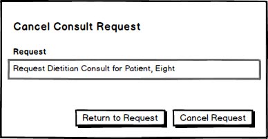 Figure 10: Mock #2 - Return to Function/Cancel Function, the winning dialog.