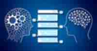 Chatbot and human conversation messages.