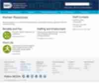 The redesigned Human Resources section.