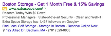 AdWords Ad to a Landing Page