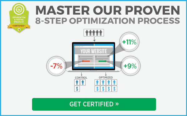 Get certified as an Optimization & Testing Specialist