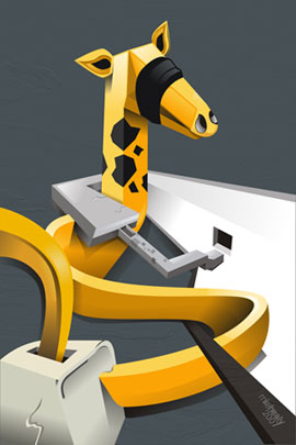 Full view of Giraffe