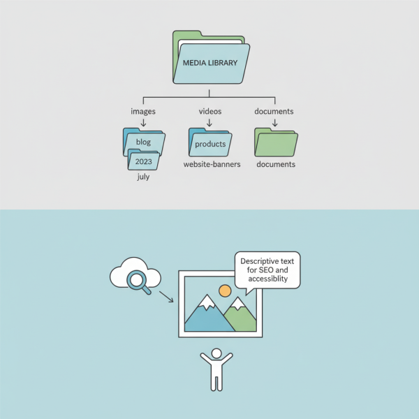 Media Libraries: Folders & Alt-Text