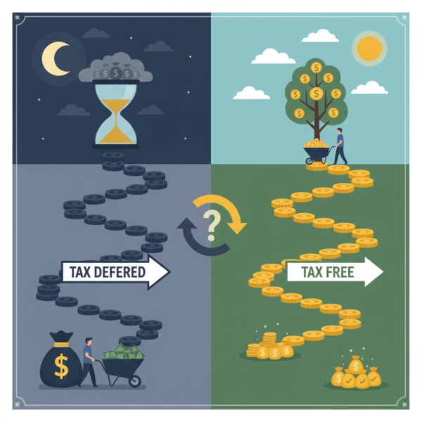 Roth vs. Traditional IRA Retirement Accounts and Tax Implications