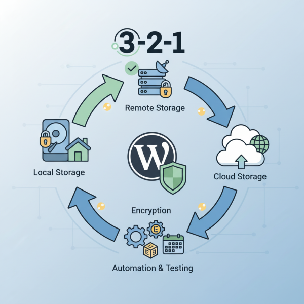 Secure WordPress Backup Storage