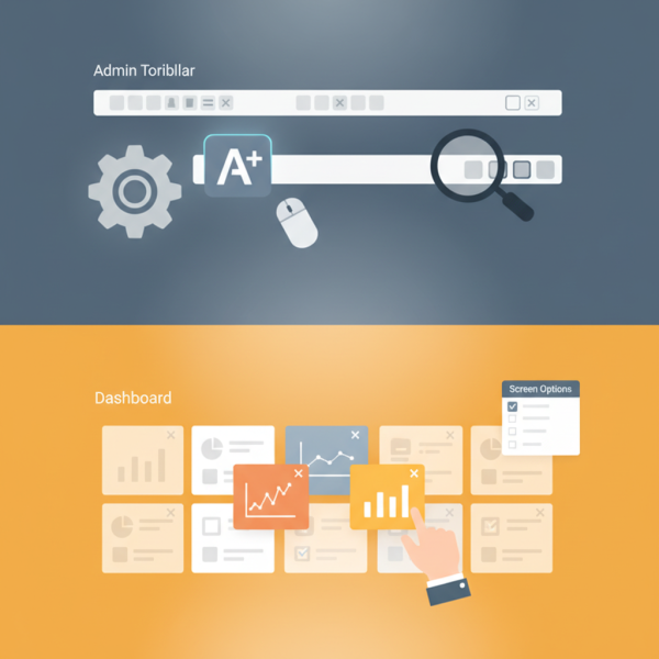 Personalizing the Admin Toolbar and Dashboard Widgets