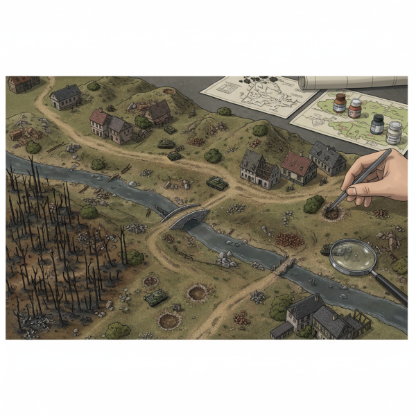 The Miniature Battlefields of 1:285 Scale Terrain Builders