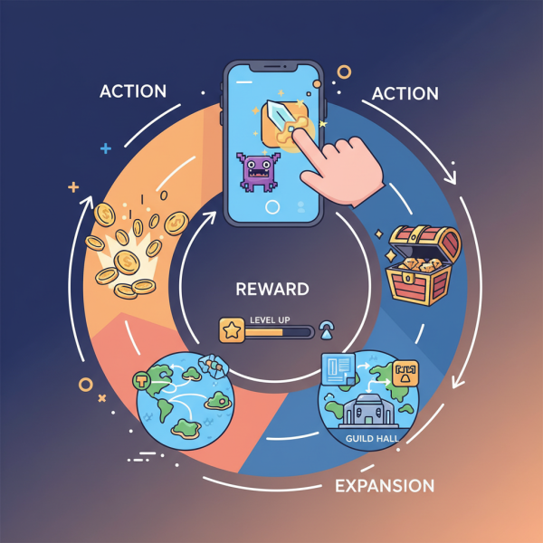 Action, Reward, and Expansion in Mobile Game Design