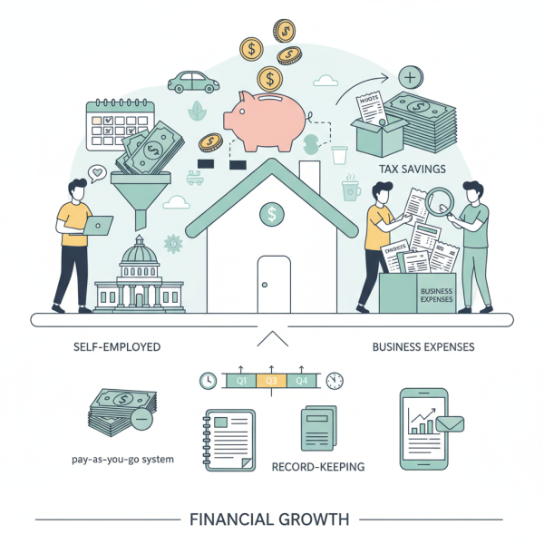 Self Employment Estimated Tax Payments and Deductible Expenses