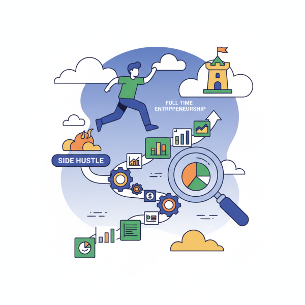 Leap of Faith: Side Hustle to Full-Time Entrepreneurship Metrics Quiz