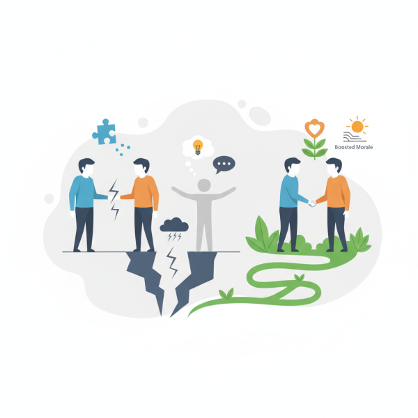 Navigating Conflict for Stronger Team Collaboration and Morale