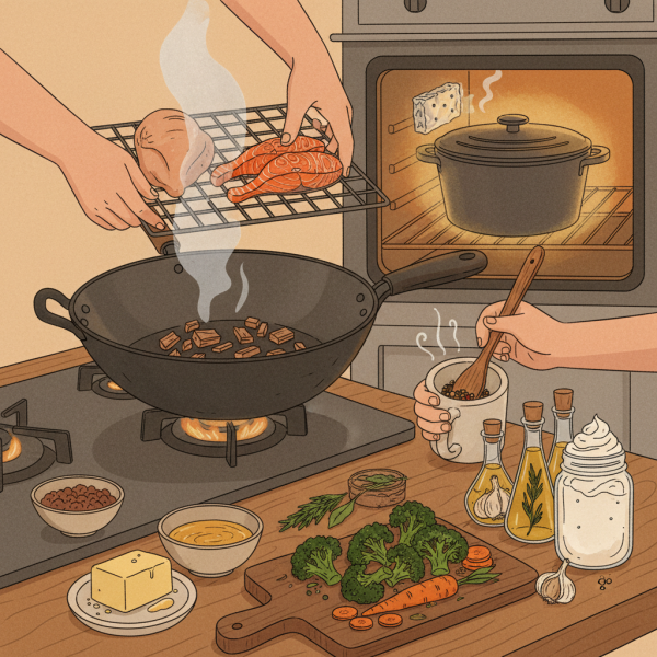 Culinary Craft with Minimal Equipment