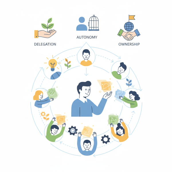 Empowering Teams via Delegation, Autonomy, and Ownership