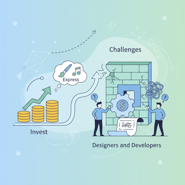 Monetization and Design Challenges in Invest and Express games