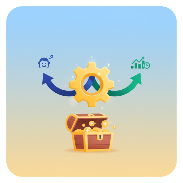 Successful Design Features of an Idle Clicker Game