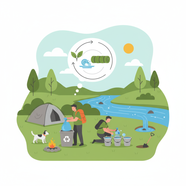 Leave No Trace: Campsite Cleanliness and Waste Management