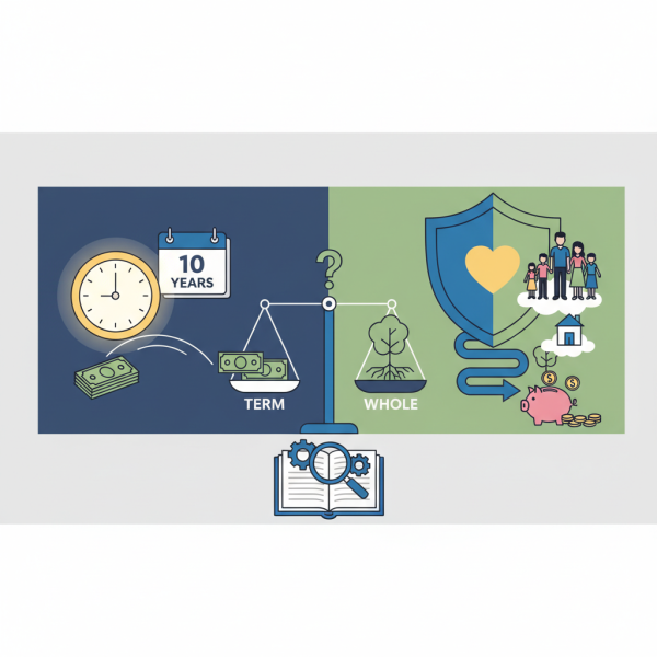 Term vs. Whole Life Insurance and How Much Coverage You Really Need