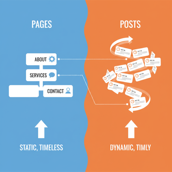 Architecture Impact of Posts vs Pages