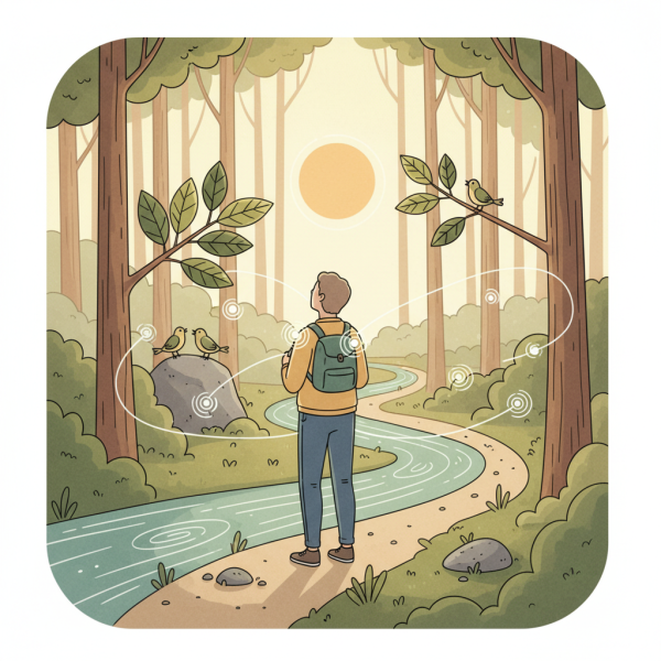 Enhancing Nature Observation Through Conscious Hiking