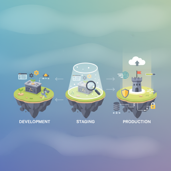 Development, Staging, and Production Environments