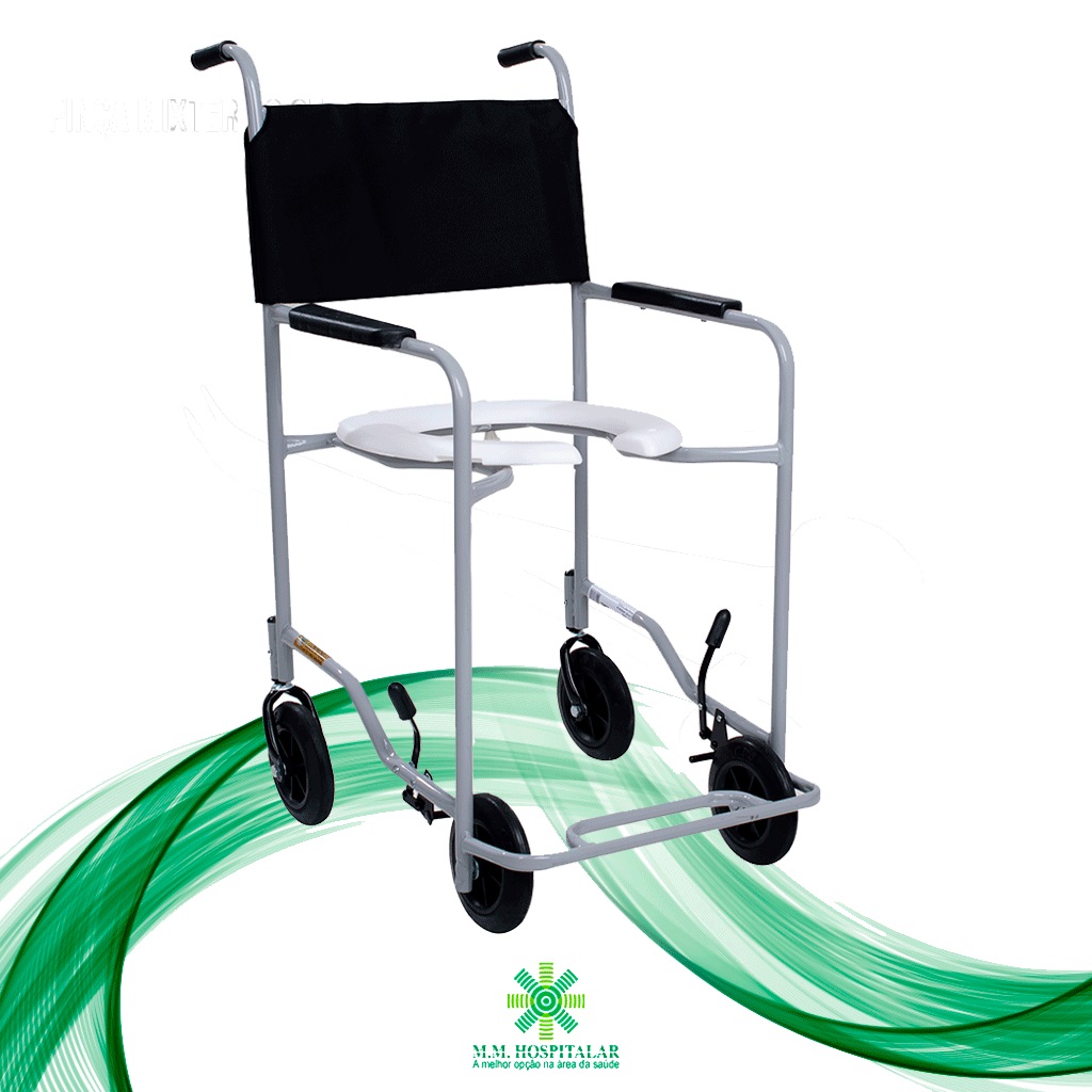 Cadeira banho simples mod 201 cds m m hospitalar