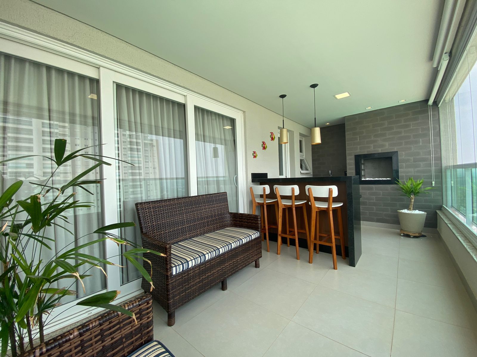 Condomínio Brasil Beach - Sacada gourmet